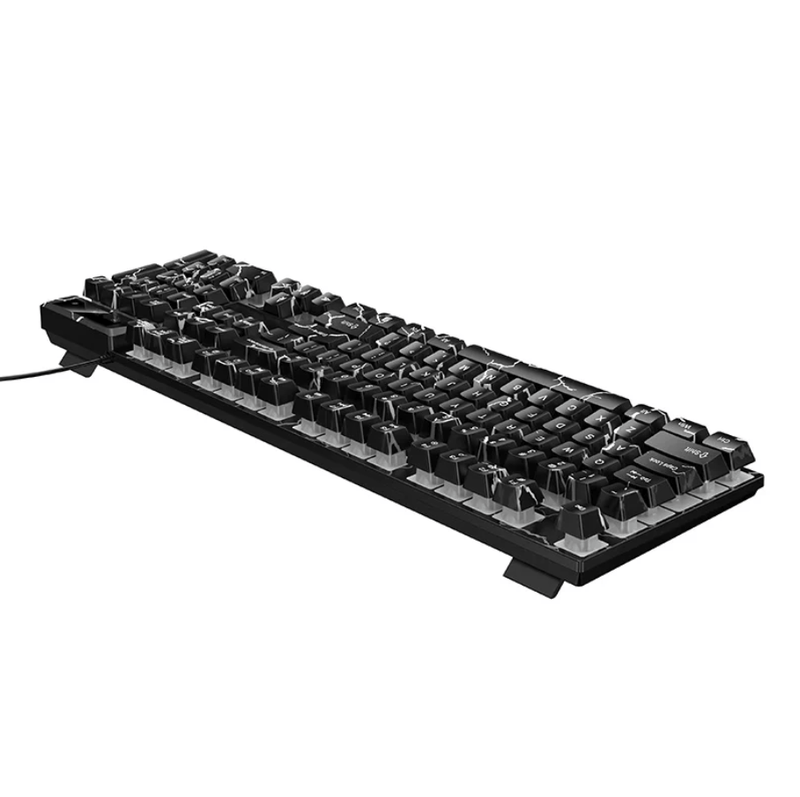techplus GM701 Wired Gaming Keyboard RGB Rainbow Lights 6 Key Anti Ghosting GM701 RGB Rainbow Keyboard 6 Key Anti Ghosting