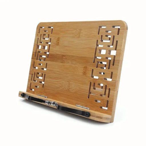 Bamboo Tablet iPad Cookbook Stand Holder Rack by salelink.co.nz