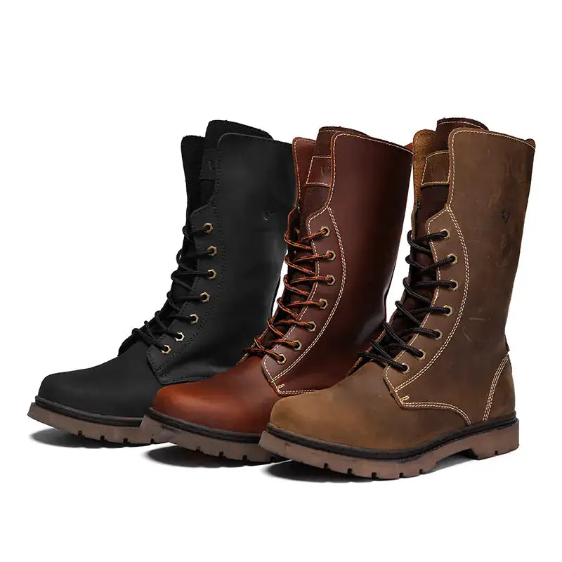 Men's Waterproof Leather Martin Boots | Hiking & Combat Boots by Mead's Supply & Equipment Outfitters limited