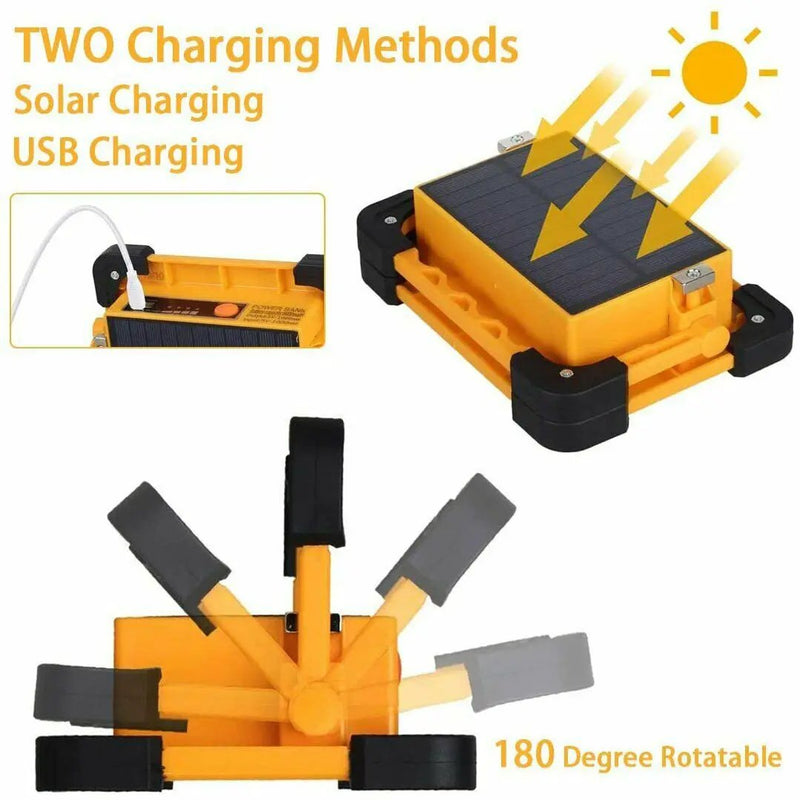 Solar LED Work Light Flood Lamp by salelink.co.nz