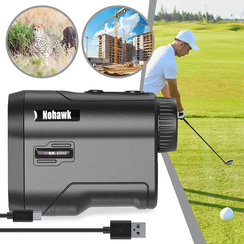 Golf Laser Rangefinder – USB Rechargeable with Slope (different models available) by Habicare