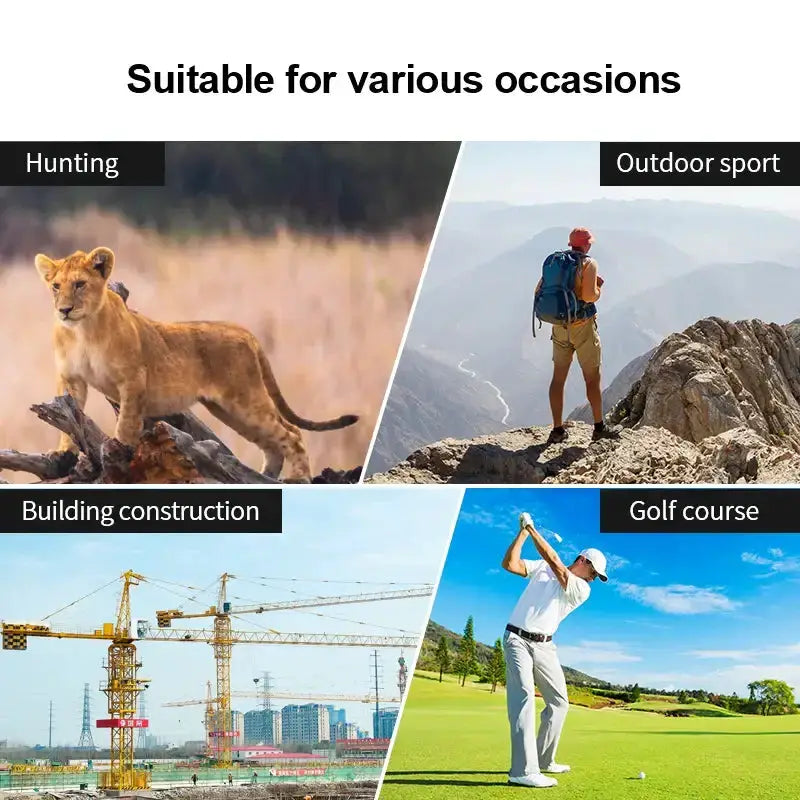 Golf Laser Rangefinder – USB Rechargeable with Slope (different models available) by Habicare