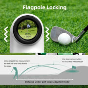 Golf Laser Rangefinder – USB Rechargeable with Slope (different models available) by Habicare