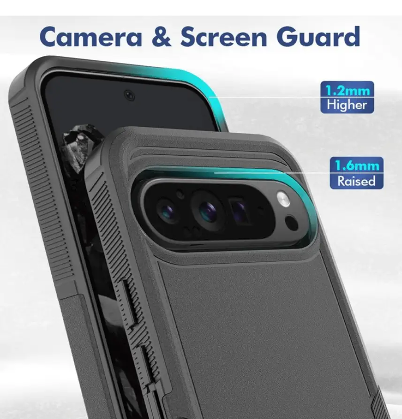 Google Pixel 10 Pro XL Dual Layer Armor Hard Case by techplus