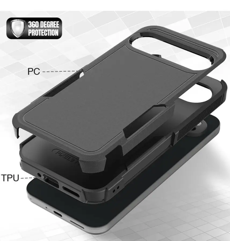 Google Pixel 9 Pro XL Dual Layer Armor Hard Case