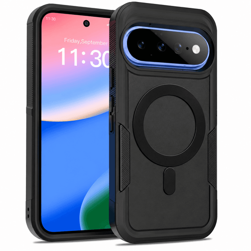 techplus Google Pixel 11 MagSafe Case – Rugged Shockproof Heavy Duty Cover Default Title Pixel 11 MagSafe Rugged Case With Magnetic Ring