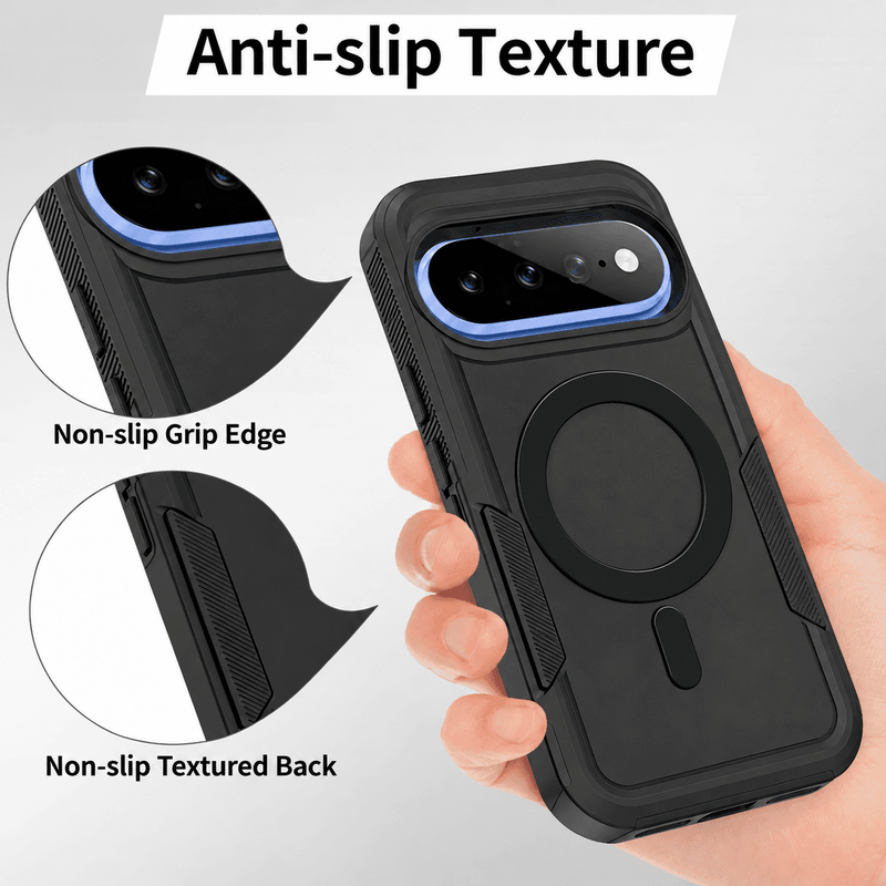 techplus Google Pixel 11 MagSafe Case – Rugged Shockproof Heavy Duty Cover Default Title Pixel 11 MagSafe Rugged Case With Magnetic Ring