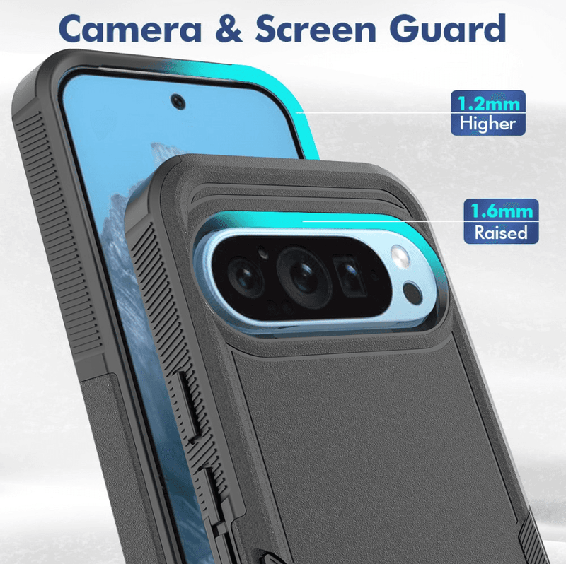 techplus Google Pixel 9 Pro MagSafe Rugged Case With Magnetic Ring Google Pixel 9 Pro MagSafe Rugged Case With Magnetic Ring