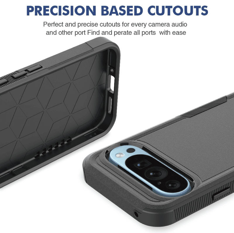 techplus Google Pixel 9 Pro MagSafe Rugged Case With Magnetic Ring Google Pixel 9 Pro MagSafe Rugged Case With Magnetic Ring