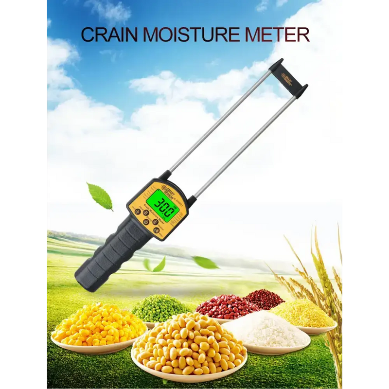 Grain Moisture Meter for Corn Wheat Rice Bean Flour Fodder Rapeseed