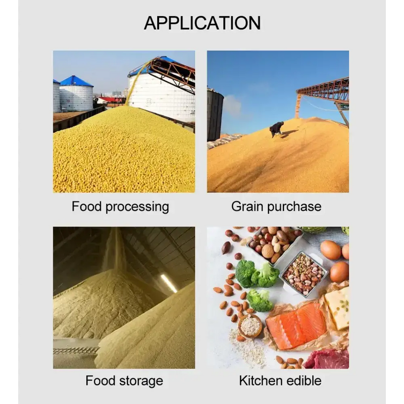Grain Moisture Meter for Corn Wheat Rice Bean Flour Fodder Rapeseed
