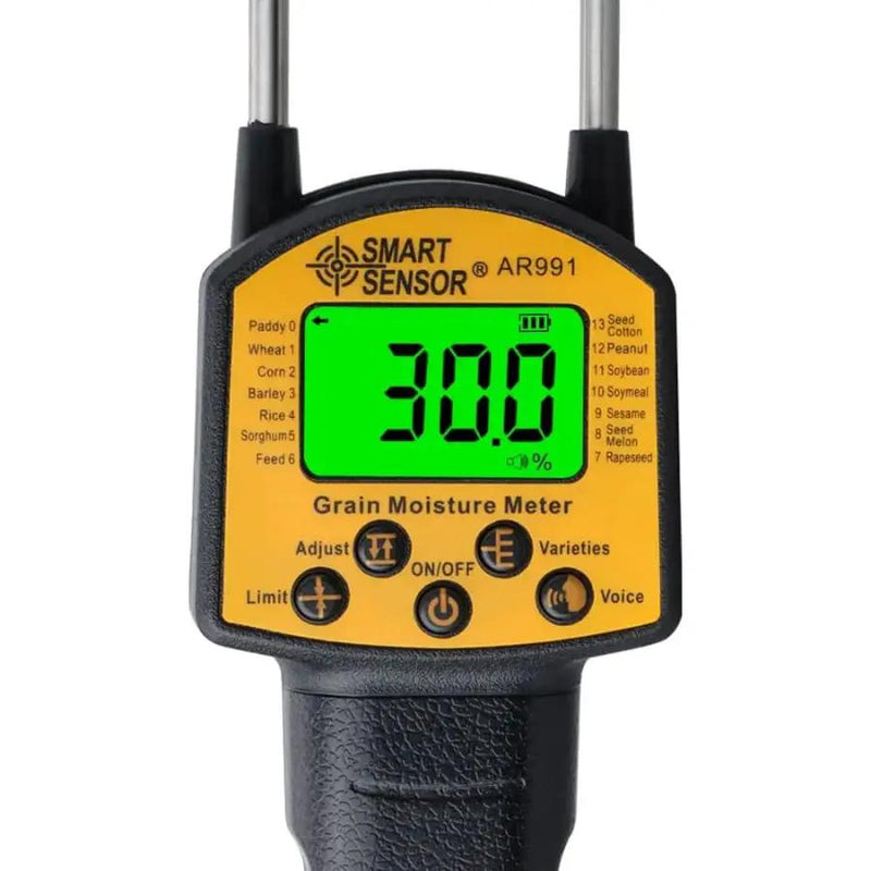 Grain Moisture Meter - For Corn Wheat Rice Bean Wheat Flour Fodder Rapeseed by 9eight5