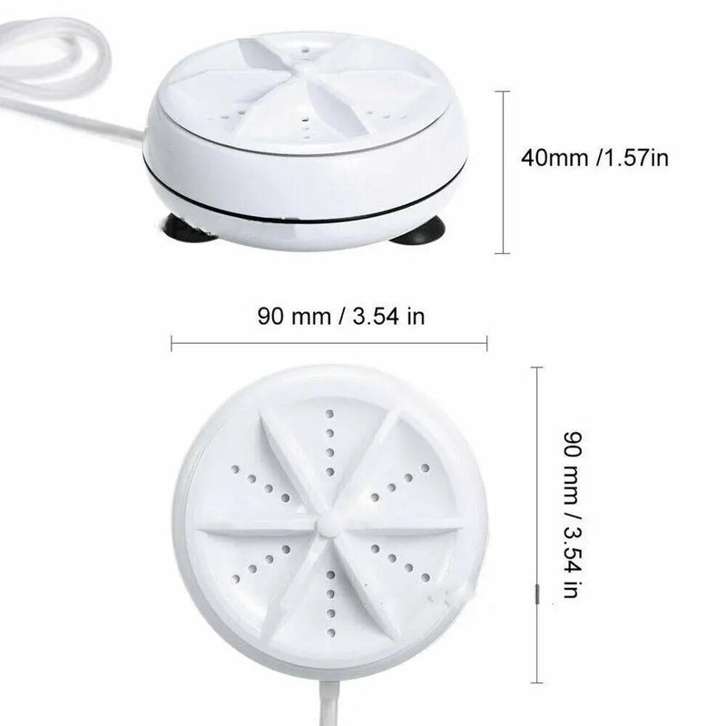 Mini Washing Machine Ultrasonic Turbine Washing Machine by salelink.co.nz