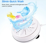 Mini Washing Machine Ultrasonic Turbine Washing Machine by salelink.co.nz
