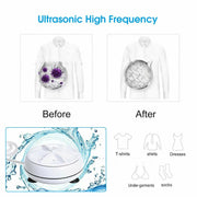 Mini Washing Machine Ultrasonic Turbine Washing Machine by salelink.co.nz