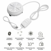 Mini Washing Machine Ultrasonic Turbine Washing Machine by salelink.co.nz