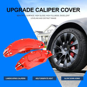 4PCS Caliper Covers Compatible with Tesla Model Y Accessories by salelink.co.nz