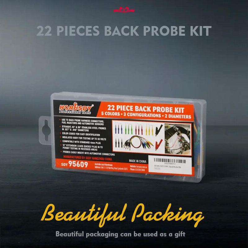 22Pcs Test Tool Aid 23500 Back Probe Kit SG Automotive Identified Probe Pin Wires by salelink.co.nz