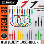 22Pcs Test Tool Aid 23500 Back Probe Kit SG Automotive Identified Probe Pin Wires by salelink.co.nz