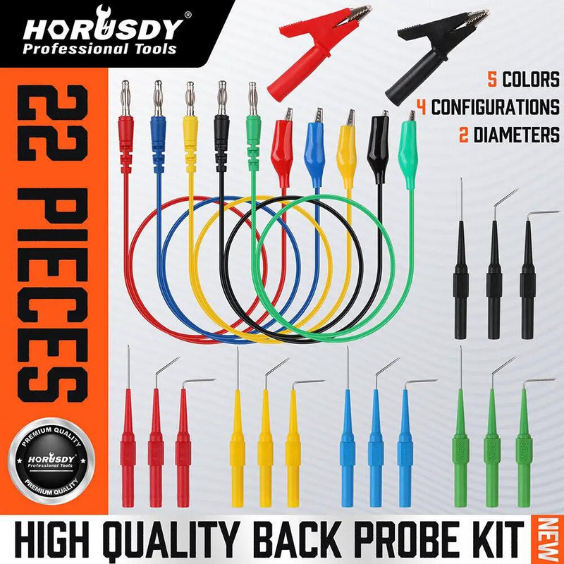 22Pcs Test Tool Aid 23500 Back Probe Kit SG Automotive Identified Probe Pin Wires by salelink.co.nz