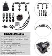 Universal Adjustable EFI Fuel Pressure Regulator Kit by salelink.co.nz