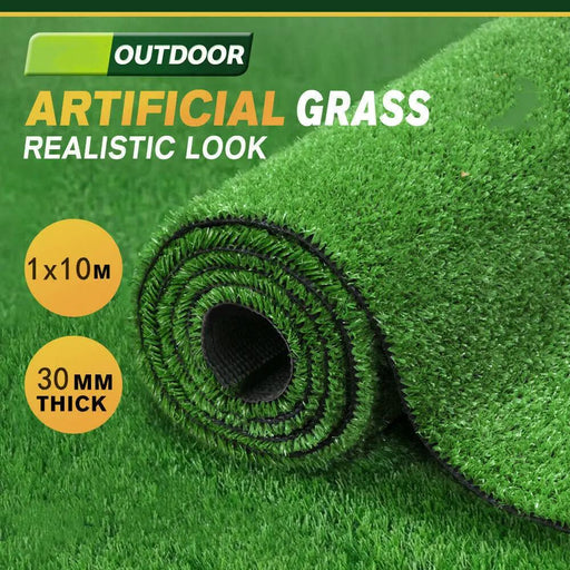1x10M Artificial Grass 30MM 10M2 by salelink.co.nz