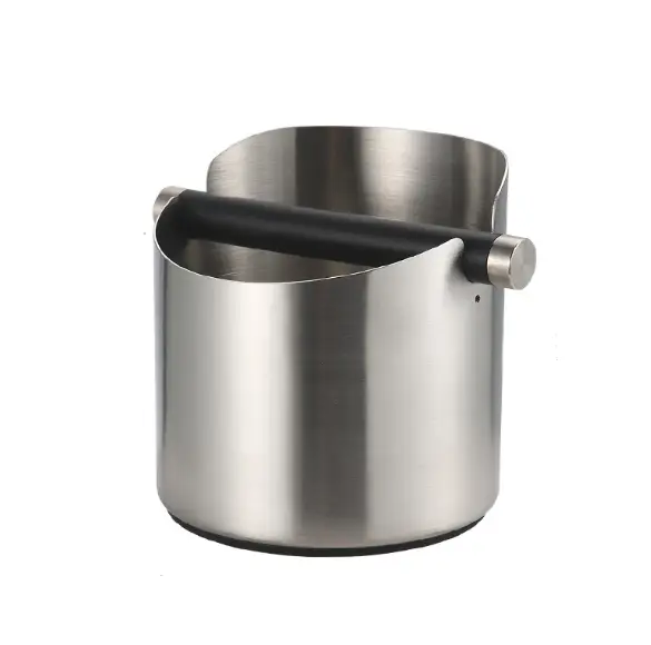Coffee Knock Box Espresso Grinds Waste Container Tamper Bin Stainless Steel by salelink.co.nz