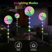 Solar Garden Lights Garden Ornaments Outdoor Dandelion 4PCS by salelink.co.nz