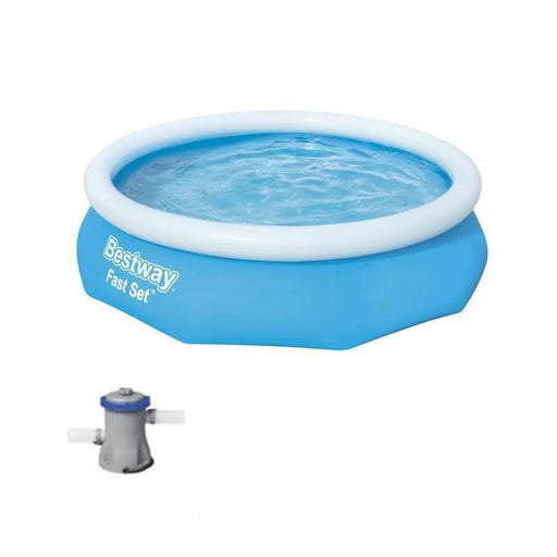 Bestway Fast Set Round Above Ground Pool 3.05m x 76cm with Pump by salelink.co.nz
