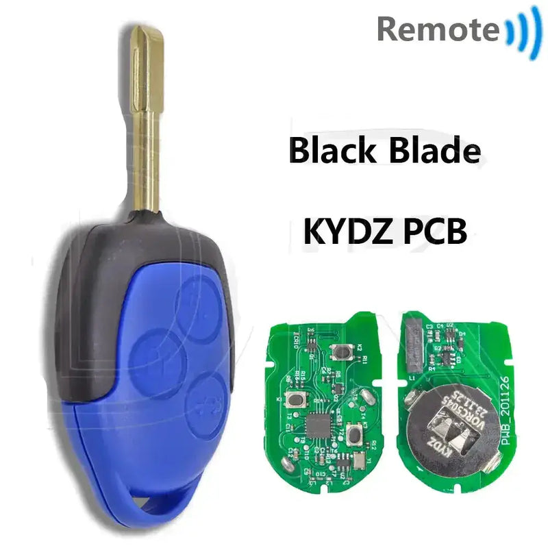 Habicare Ford Transit 2006 To 2014 Remote Key FO21 Blade 433MHz 4D63 KYDZ PCB Ford Transit Remote Key FO21 2006 2014 433MHz KYDZ 4D63