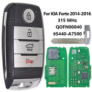 Habicare 315-433MHz 8A Proximity Car Remote Key For Kia K3 Forte 2013-2016 Habicare Kia K3 Forte Proximity Car Key 315MHz 433MHz