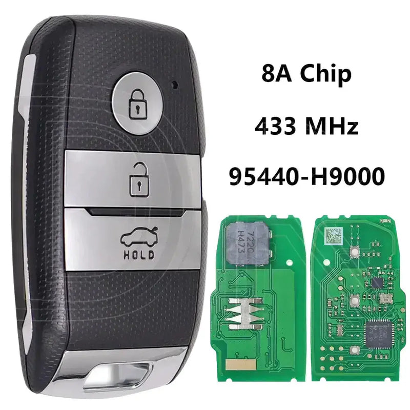 Habicare 433MHz 8A Proximity Key Fob for Kia Rio 2017 2018 FCC SYEC3FOB1611 Kia Rio Proximity Key Fob 433MHz 8A 2017 2018