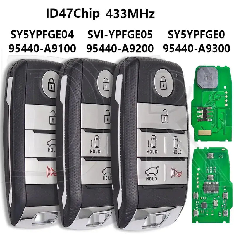 Habicare 433MHz ID47 Proximity Key Remote for Kia Carnival and Sedona 2016 to 2021 Kia Carnival Sedona Proximity Key Remote 433MHz ID47