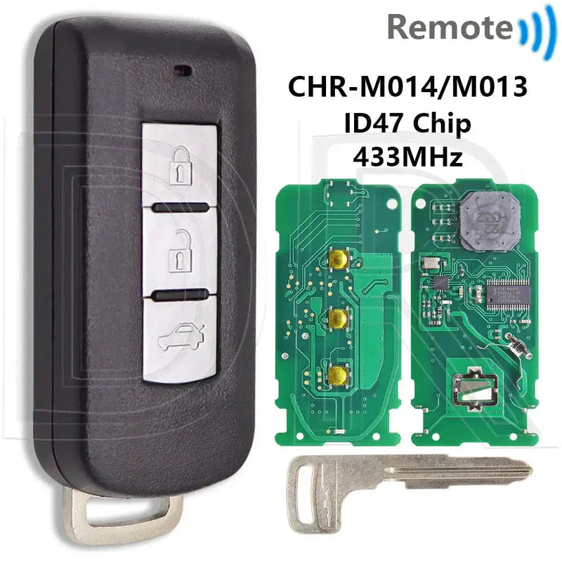 Remote Car Key for Mitsubishi Xpander, Eclipse Cross, Pajero Sport & L200 by Habicare