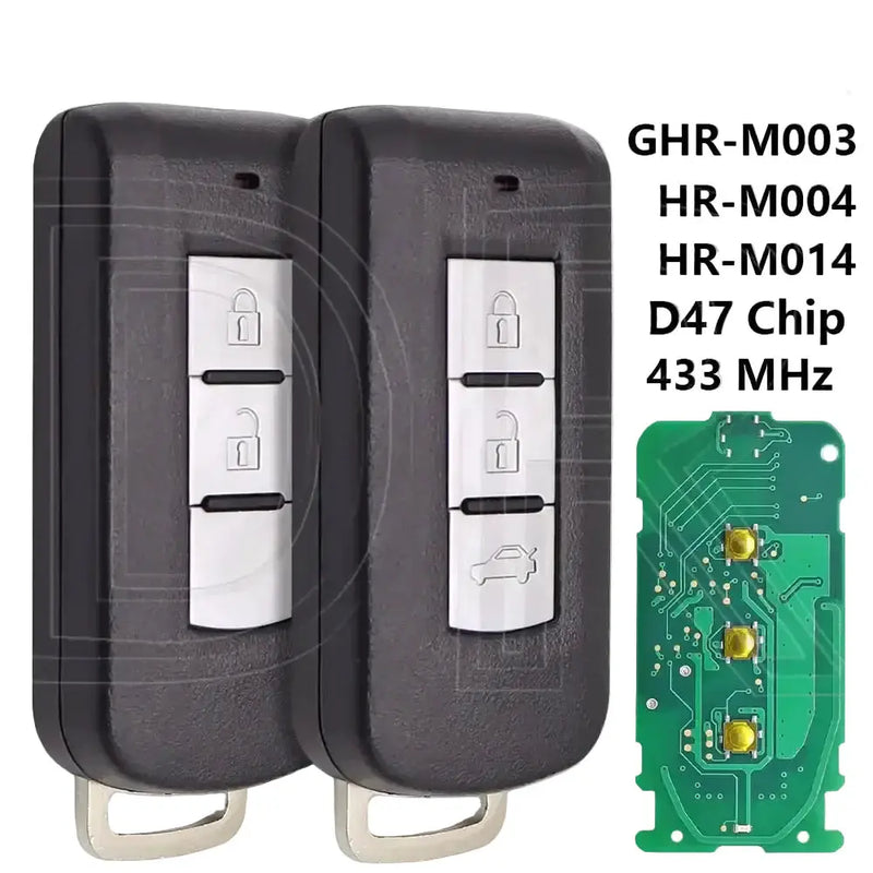 Remote Car Key for Mitsubishi Xpander, Eclipse Cross, Pajero Sport & L200 by Habicare
