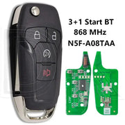 Habicare Habicare ID49 Remote Key Fob For Ford 315 433 868 902MHz HU101 Blade Habicare ID49 Ford Remote Key Fob HU101 Blade