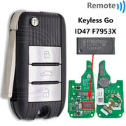 Habicare MG 433MHz ID47 Keyless Go Smart Remote Key for MG5 ZS MG6 HS 2017 2019 MG Keyless Go Remote Key ID47 433MHz For MG5 ZS MG6