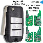 Habicare MG 433MHz ID47 Keyless Go Smart Remote Key for MG5 ZS MG6 HS 2017 2019 MG Keyless Go Remote Key ID47 433MHz For MG5 ZS MG6