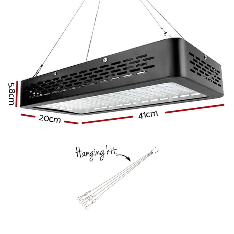 Green Fingers 1200W Grow Light LED Full Spectrum Indoor Plant All Stage Growth by SportZone.co.nz