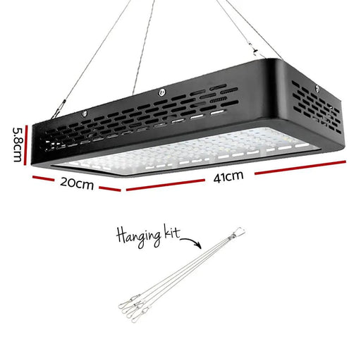 Green Fingers 1200W Grow Light LED Full Spectrum Indoor Plant All Stage Growth by SportZone.co.nz