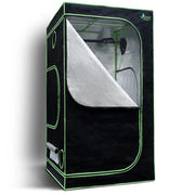 Green Fingers Grow Tent 100x100x200CM Hydroponics Kit Indoor Plant Room System by SportZone.co.nz