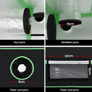 Green Fingers Grow Tent 100x60x180cm 4 Tiers Kits Hydroponics Indoor Grow System by SportZone.co.nz