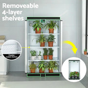Green Fingers Grow Tent 100x60x180cm 4 Tiers Kits Hydroponics Indoor Grow System by SportZone.co.nz