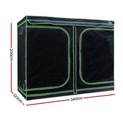 Green Fingers Grow Tent Light Kit 240x120x200CM 2000W LED 6" Vent Fan,Green Fingers Grow Tent Light Kit LED 2000W Full Spectrum 6" Vent 240x120x200CM by SportZone.co.nz