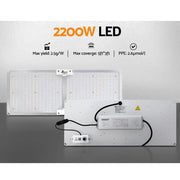 Green Fingers Max 2200W Grow Light LED Full Spectrum Indoor Plant All Stage Growth by SportZone.co.nz