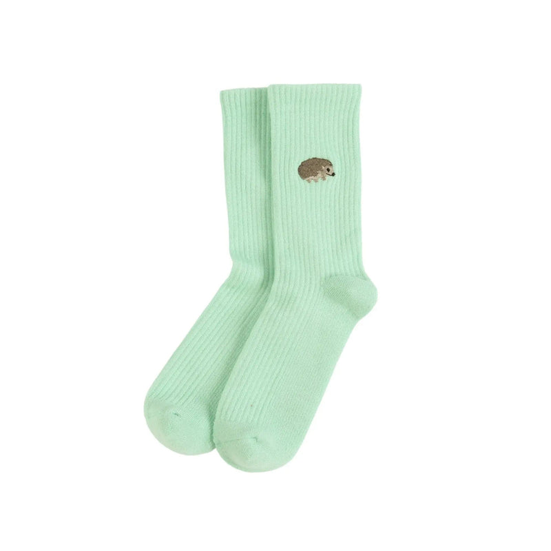 Barekind NZ Socks Save the Hedgehog Ribbed Bamboo Socks Save the Hedgehog Ribbed Bamboo Socks
