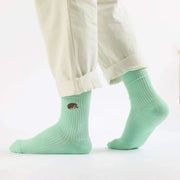 Save the Hedgehog Ribbed Bamboo Socks by Barekind NZ