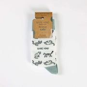 Save the Green Cat Bamboo Socks by Barekind NZ