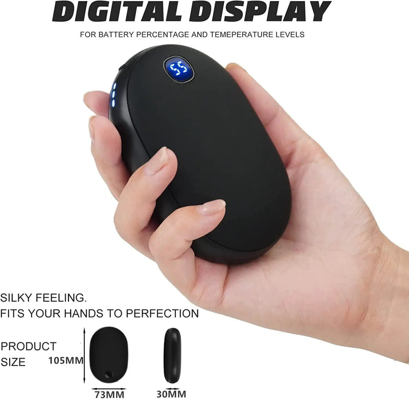 10000mAh Mini Power Bank Hand Warmer Hand Heater by salelink.co.nz