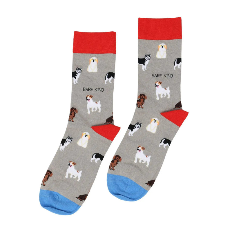 Save the Grey Dog Bamboo Socks by Barekind NZ